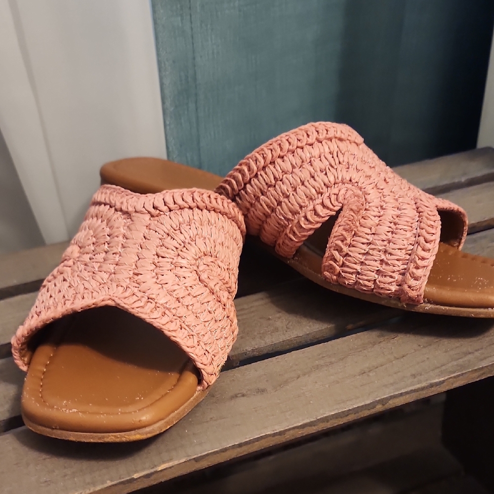Marc Fisher Coral Crochet Mules